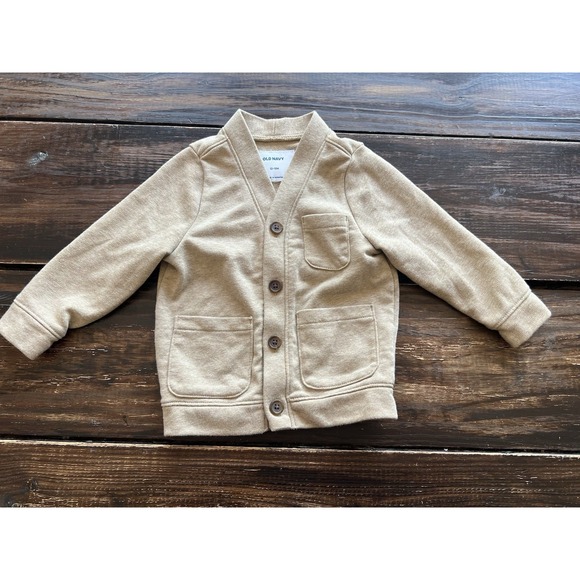 Toddler Boy Grandpa Cardigan Old Navy Size 12-18 Months - Picture 1 of 1
